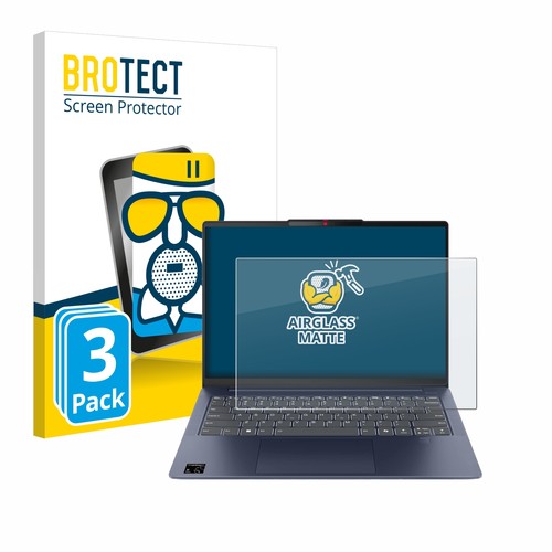 3x Anti Reflet Protection Ecran Verre pour Lenovo IdeaPad Slim 5x Gen 9 14" Film