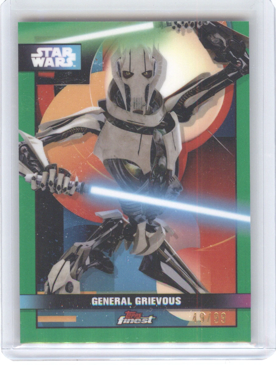 Star Wars Sci-Fi Topps General Grievous Collectable Trading Cards