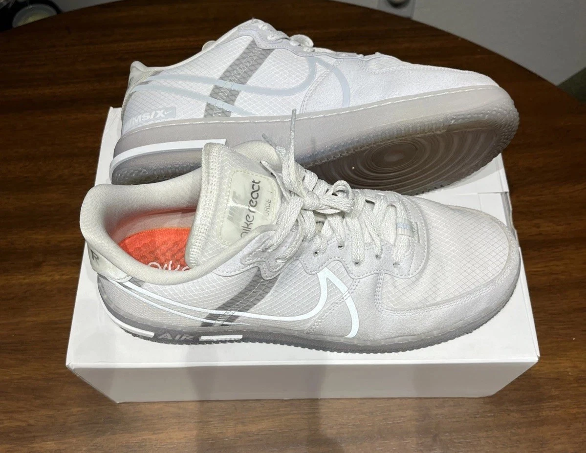 Nike Air Force 1 React QS White Ice for Sale | Authenticity