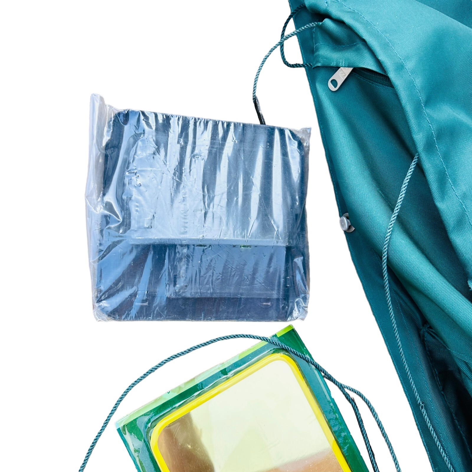 Vtg ACADEMY BROADWAY JASPER No 4730 GREEN NYLON BACKPACK ALUMINUM FRAME + Extras