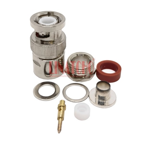 Cable 5D-FB LMR300 SYV-50-5 50 ohmios recto BNC macho abrazadera conector desmontable - Imagen 3 de 10
