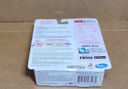 (2014) Hasbro - Angry Birds Telepods (STELLA FEATURING POPPY) Figure - NEW - Picture 4 of 8