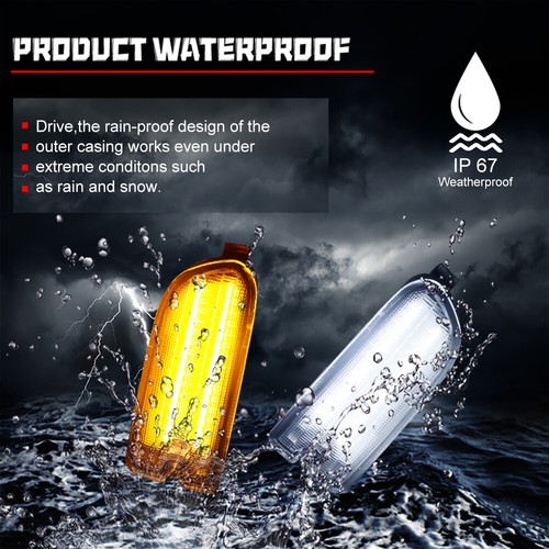 Luces de señal de giro LED DRL transparentes para Subaru Impreza 1999 2000 2001 2X - Imagen 7 de 12