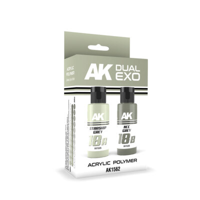 Starship Grey & Ncc Grey Dual Exo Set Ak-1562 Ak Interactive