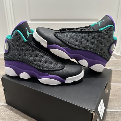 【新品未使用】AIR JORDAN 13 GS \"VIOLET TEAL\" Jordan 13 GS 'Violet Teal' - Air Jordan - 439358 027 - black
