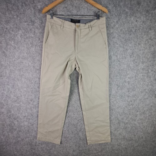 Banana Republic Pants Mens 30x30 Beige Chino Relaxed Fit Dawson Khaki 5587 - Picture 10 of 14