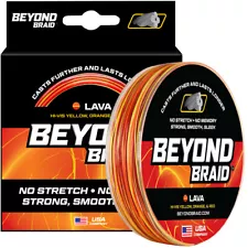  Beyond Braid Braided Fishing Line - Abrasion Resistant - No Stretch - Strong