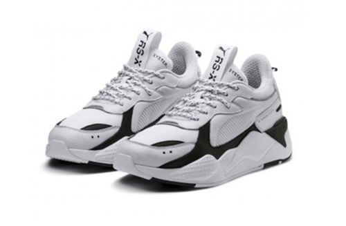 puma rs white and black