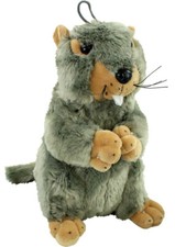 Murmeltier 25 cm Kuscheltier Präriehund Biber Nager flauschig Plüschtier NEU