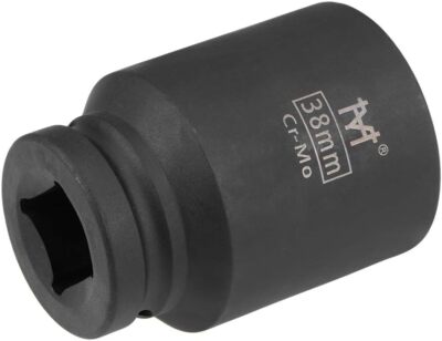 3/4 Zoll Antrieb x 38 mm Steckschlüssel 6-Punkt Cr-Mo legierter Stahl metrisch Werkzeug