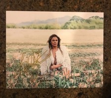 * LEANN RIMES * signed autographed 11x14 photo * HOW DO I LOVE * BLUE * 4
