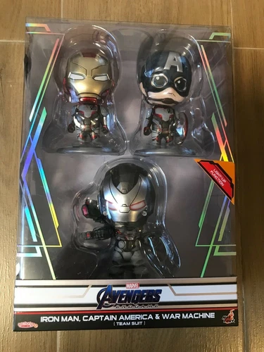 ¡NUEVO! Hot Toys MARVEL Avengers Endgame Iron Man Capitán América Cosbaby COSB549