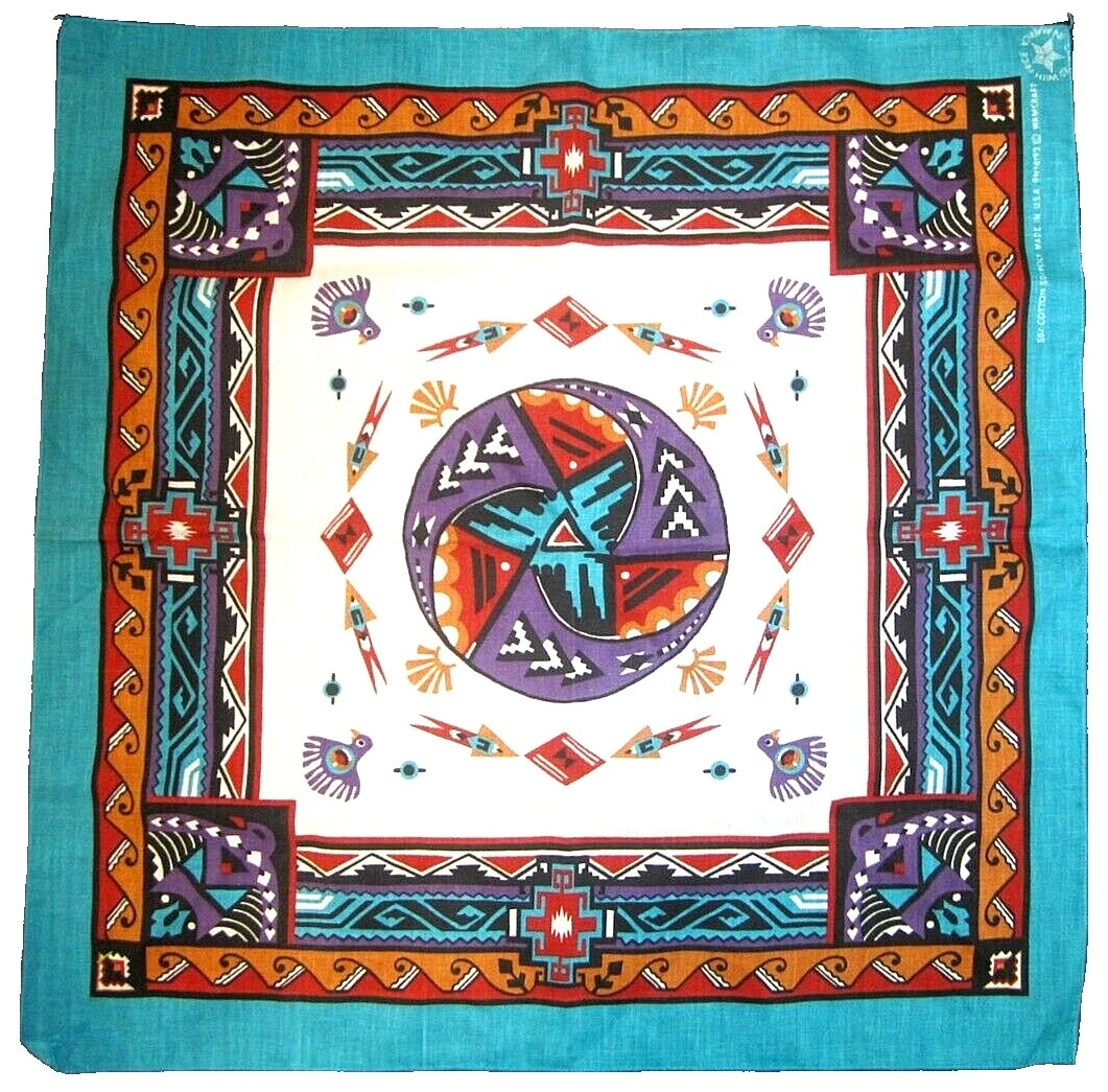 Mezcla de algodón varios colores Pañuelos vintage Plain & Solid