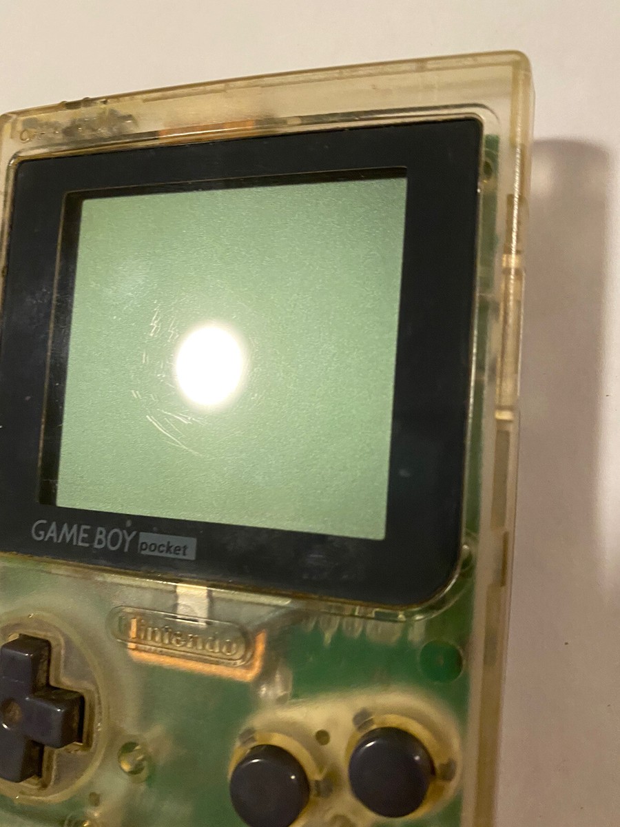 Nintendo Game Boy Pocket (Clear, MGB-001 & Tested/Working) Retro