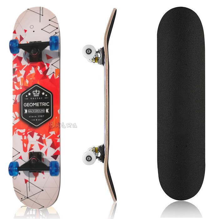 Enuff Skully 7.75x31.5 Skateboard Blu/Bianco