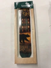 Highland Decorative Porcelain Spoon Rest. Kitchen Cooking Cabin Rustic Country