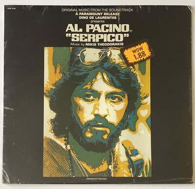SERPICO ~ Mikis Theodorakis/Al Pacino *SEALED* Orig 1973 Soundtrack FUNK LP NEW