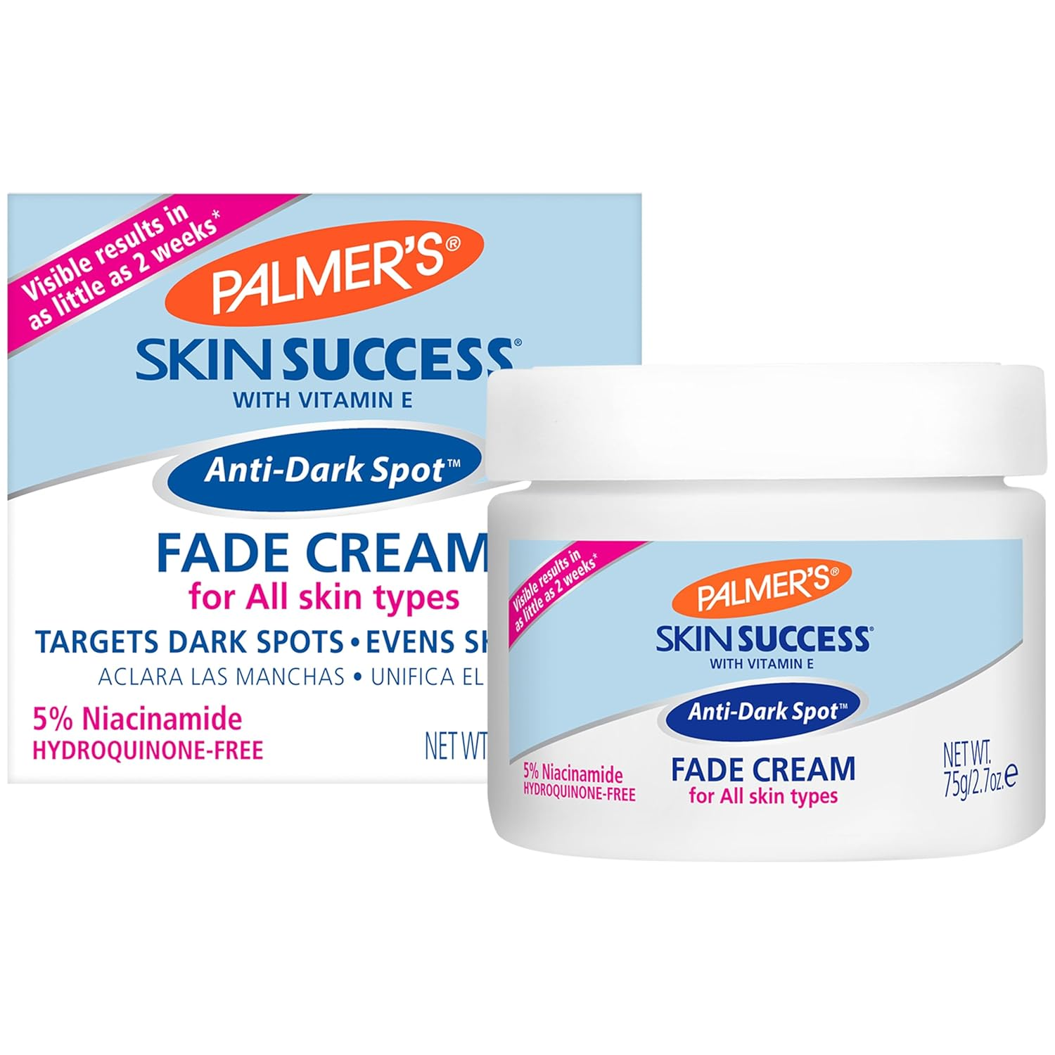 Skin Success Anti-Dark Spot Fade Cream with Vitamin E & Niacinamide for Brighter Skin