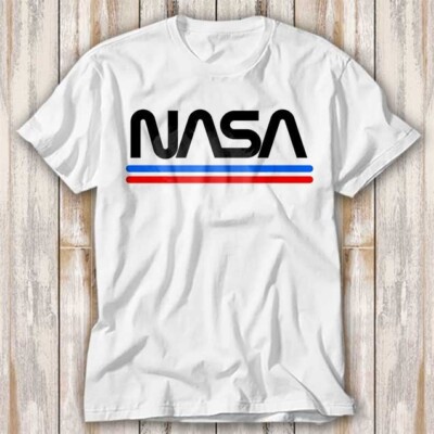 Simple Nasa Logo Space T-Shirt Top Tee Unisex 4146