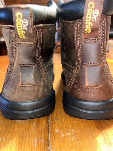 DR COMFORT BOSS MENS 8.5W WORK BOOT 9520 CHESNUT New Without Box Hiking - Picture 7 of 10