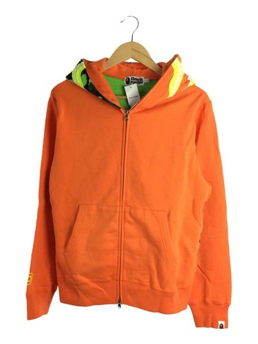 orange and black bape moletom com capuz