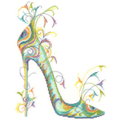 Bothy Threads Kreuzstich Set ''Stolz wie ein Pfau'', Zählmuster, XSK1, 22x26cm