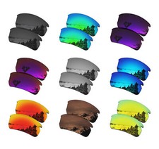 SmartVLT Polarized Replacement Lenses for- Oakley Flak 2.0 AF Sunglass- Multiple