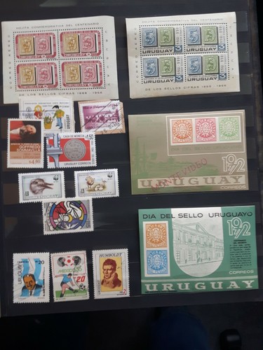 Uruguay (1866-1970) - 550 very old all different in stockbook - Picture 6 of 10