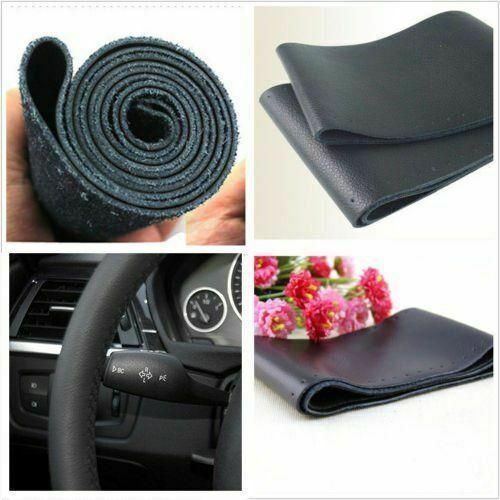 Black LaceOn Steering Wheel Cover Grip Classic Stretch Accessory Auto