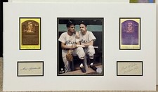 Luis Aparicio Nelson Nellie Fox Signed Index Cards White Sox Autograph HOF PSA