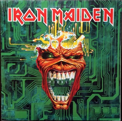 Iron Maiden / Virus 1996 UK EMI United Kingdom 12EMP 443A Poster