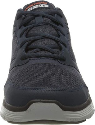 Skechers Herren Navy Mesh Air Cool Memory Foam Flex Advantage 4.0 Schnürschuhe Turnschuhe
