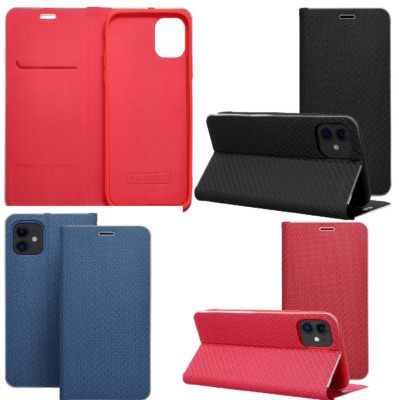 Carbon Luna Flip Handy Tasche Für Apple iPhone 17 Air Pro Max Schutz Hülle Case