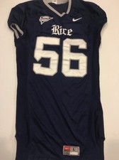 Game Worn Used Adidas Rice Owls Football Jersey #56 NFL CHRISTIAN COVINGTON