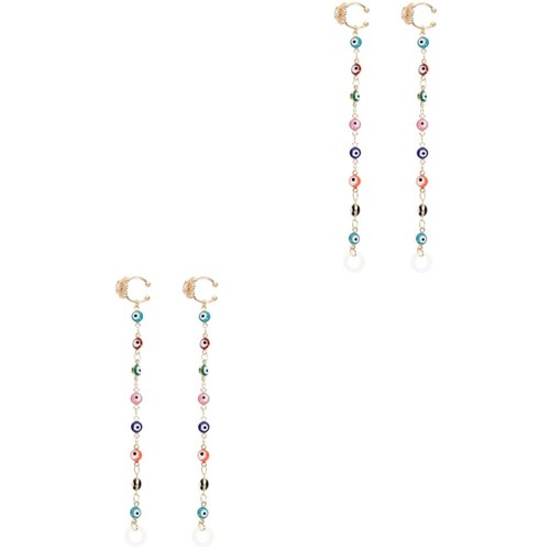 2 Pairs Headset Anti-lost Link Earphone Carrying Necklace Chain - 第 10/12 張圖片