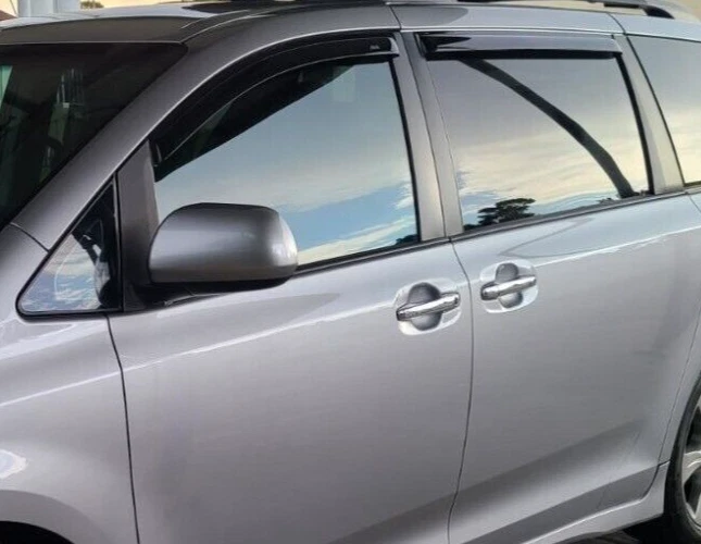 AVS Montaje Exterior Protectores de Lluvia Viseras de Ventilación Pantalla para 11-20 Toyota Sienna Mini Van Foto 2 de 4