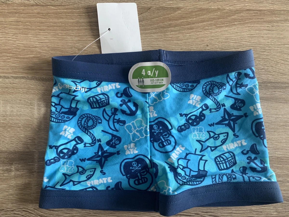 Decathlon Nabaiji Boys Blue Swimming Trunks 4years 102 109cm New