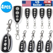4PC Remote Control Backup Key Sliding Gate Openers Automatic Operator 433MHZ HOT