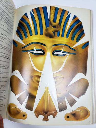 Masks Christos Kondeatis Ten Amazing Masks To Assemble And Wear Vtg 1987 Book - Picture 8 of 11
