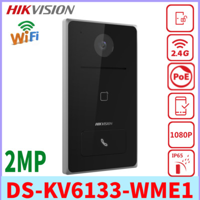 Hikvision DS-KV6133-WME1 2MP WIFI IP65 PoE Villa Tür Station Eingebaute Karte
