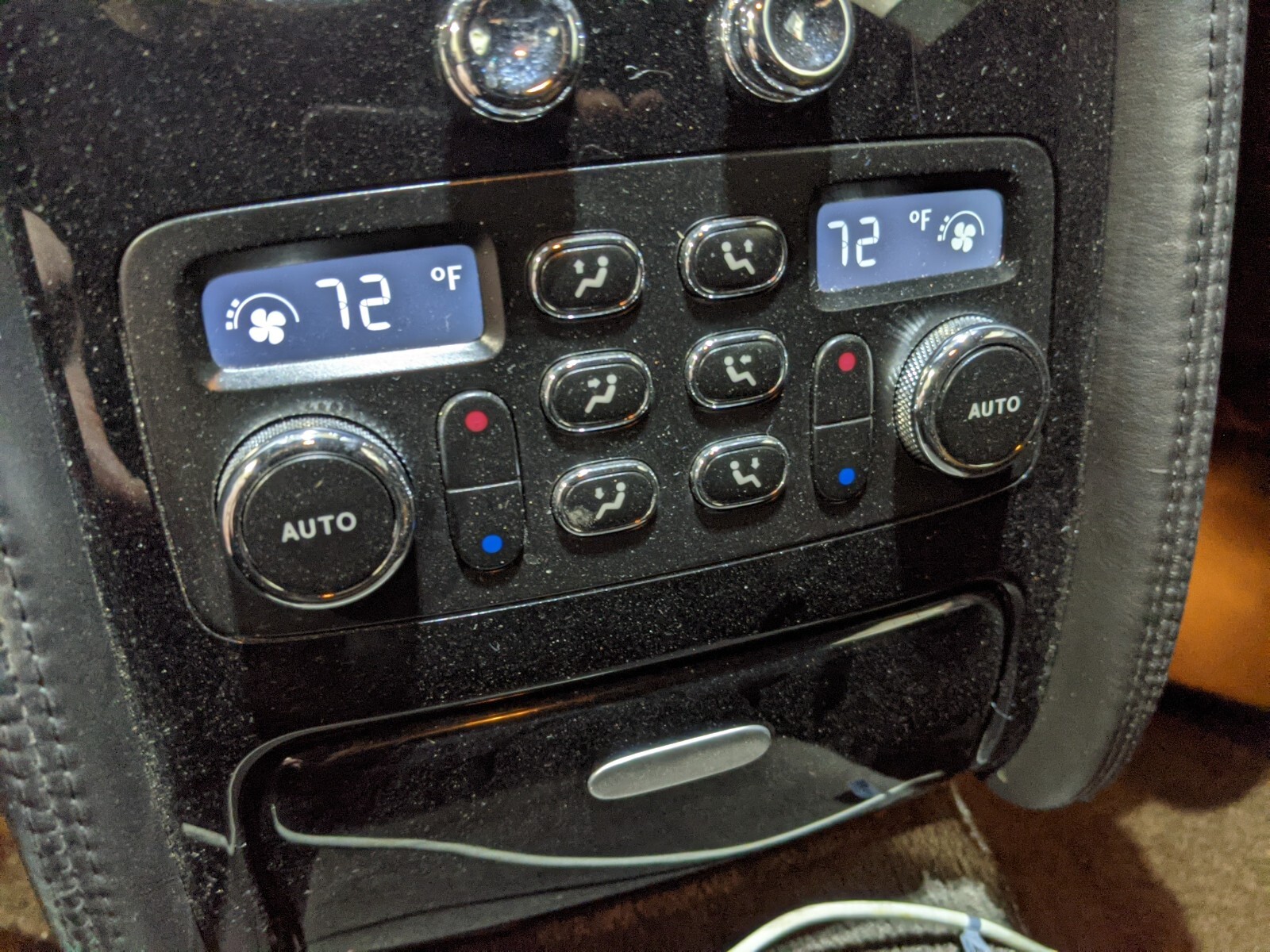 Bentley Continental Flying Spur A/C Rear Heater Climate Control Switch OEM hvac