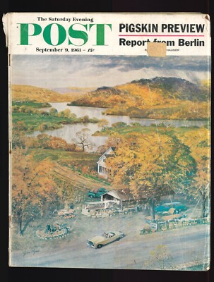 Saturday Evening Post Magazine  1960- 1961 Original Vintage Back issues