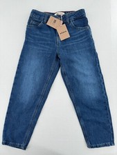 Mini Boden Girls Jeans Size 7 Years Straight Leg Relaxed Dark Wash NWT Trendy