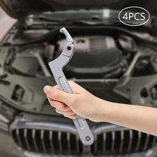 4pcs Adjustable Hook & C Pin Spanner Wrench Set Tighten Removing Nut Wrench New