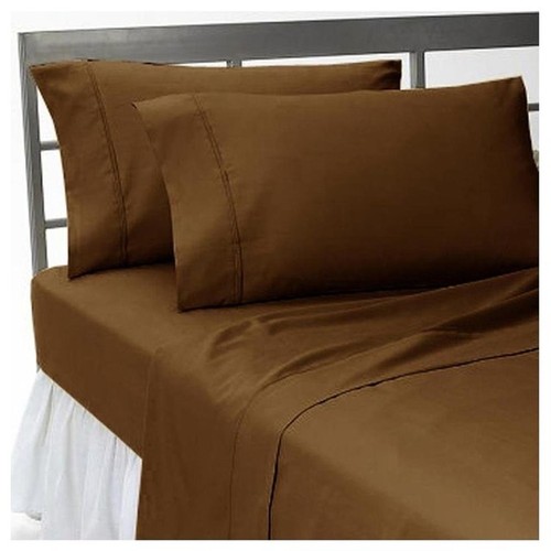 Top Class 4 PCs OR 6 PCs Sheet Set 1000 TC Egyptian Cotton Solid Colors AU Sizes - Picture 15 of 20