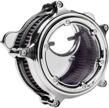 Performance Machine Vision Chrome Air Filter Kit 2008-2017 Harley Touring Models