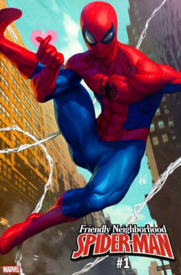 FRIENDLY NEIGHBORHOOD SPIDERMAN 1 ARTGERM Cover Marvel 1st Print New NM