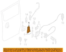 NISSAN OEM 13-21 NV200 Lock Hardware-Handle, Outside 826073LM0B