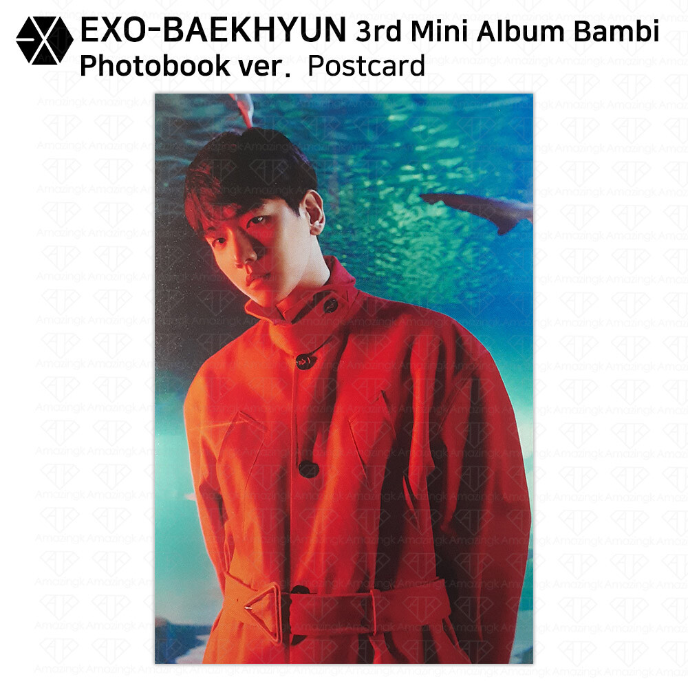 EXO Baekhyun 3rd Mini Album Bambi Official Postcard Sequence Film