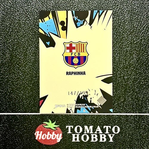 DAKA TOP AUDIENCE 2024-25 RAPHINHA /199 PINK REFRACTOR KABOOM BARCELONA - Picture 2 of 2